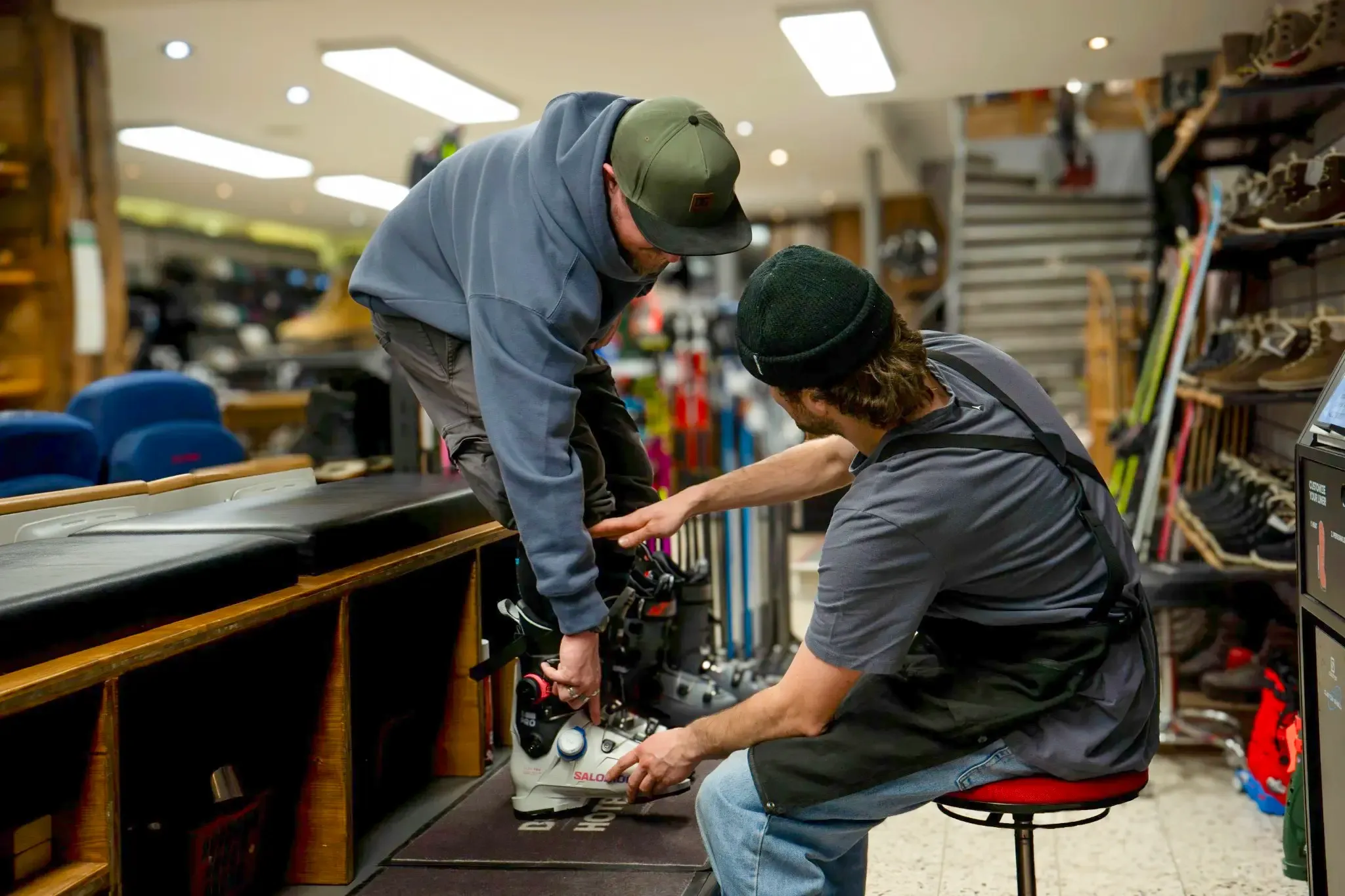 Ski boot measurement and selection process