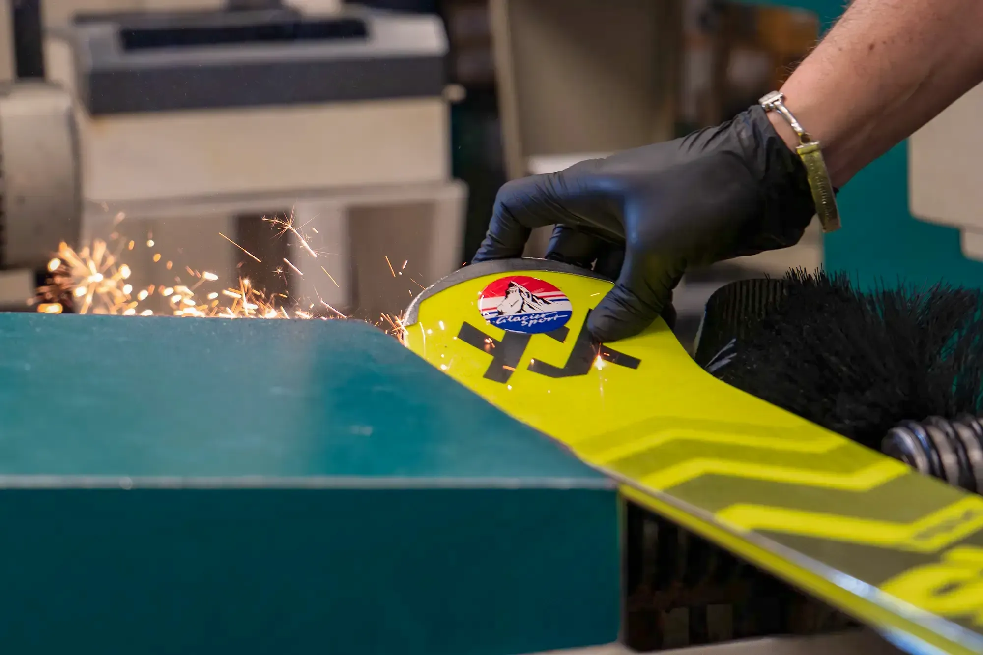 Ski edge tuning and sharpening process